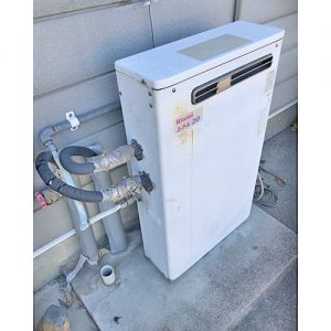 多治見市でガス給湯器の取り換え