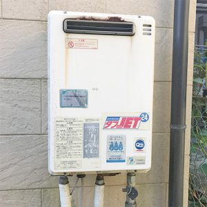 京都市でガス給湯器の取り替え