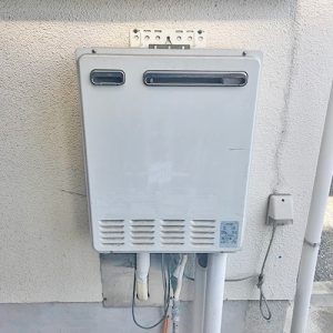 亀岡市でガス給湯器の取替え