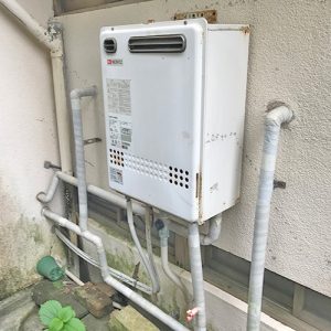 ガス給湯器を長崎市で取替え工事